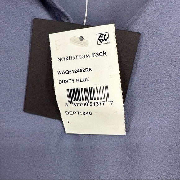 Pleione Women’s Size Large Gray Notch Neck Blouse NEW - Picture 9 of 9